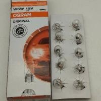 ราคา ของแท้ OSRAM Original T10 W5W 12V 5W หลอดไฟไฟเลี้ยว (41115979297)