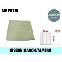 ราคา กรองแอร์ NISSAN MARCH/ALMERA ,กรองอากาศ,FILLTER,ฟิลเตอร์,กรองแอร์รถยนต์ (5118170793)