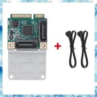 ราคา [ ] Mini PCI-E SATA 2 พอร์ต SATA III 6G Mini PCI Express การ์ดคอนโทรลเลอร์ SATA3.0 Mini PCI Express SSD การ์ดอะแดปเตอร์ติดตั้งง่าย (26684371331)