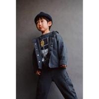 ราคา ZARA Kids Hooded Blue Denim Jacket.SIZE 5-6 year 116cm.(ของแท้) (19496412154)