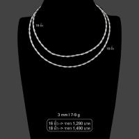 ราคา ฮักเงินน่านพร้อมจัดส่งด่วนเร็วไวทันใจเครื่องประดับเงินแท้ 92.5%สร้อยโชกเกอร์ โช๊ค 2 เกลียวอิตาลี มี (27513793309)