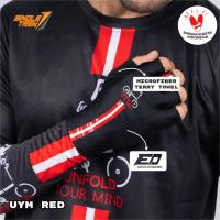 ราคา Singletrek1 ErgoDynamic Unfold GUF Gio ถุงมือปั่นจักรยานสีแดง (27465150772)