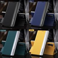 ราคา ปลอกสําหรับ Samsung Galaxy Note 10 Plus Note 20 Ultra Note 9 Note 8 Flip Bracket Leather Holdเคสโทรศัพท์ (40061136221)