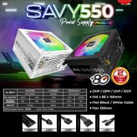 ราคา พาวเวอร์ซัพพลาย 500W ท่อ Savy 550 80Plus Standard - PSU 550W RGB (40503772687)