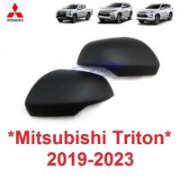 ราคา ครอบกระจก Mitsubishi Triton 2019 - 2023 ดำด้าน มิตซูบิชิ ไทรทัน PAJERO ปาเจโร่ 2015 กระจกมองข้าง หู MR GLS ของแต่งมิตซู (29675274587)
