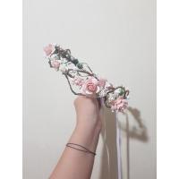 ราคา มงกุฎดอกไม้ Camilia กระดาษหม่อน มงกุฎดอกไม้ (18176367855)