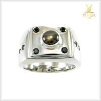 ราคา แหวน BlackStar Sapphire เท่อย่างมีสไตล์ ใส่ได้ทุกๆ วัน แหวนพลอยแท้ (5877947734)