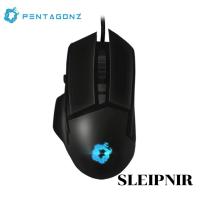 ราคา MOUSE (เมาส์สาย) PENTAGONZ (SLEIPNIR) RGB [4000DPI] GAMING GEAR สายยาว 1.8 cm. - ประกัน 1 ปี ของแท้ (18848911013)