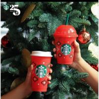 ราคา แก้ว starbucks แก้วสตาร์บัค reuseable หลอดสตาร์บัค หลอด หายาก starbuck เปลี่ยนสี แก้วพับได้ (7215905641)