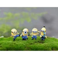 ราคา มินเนี่ยน ตุ๊กตาตกแต่งเค้ก set 4 ตัว Minion (343865296)