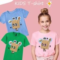 ราคา The Powerpuff Girls Cotton Tops for Girls เสื้อยืดพิมพ์ลายตลก เสื้อผ้าแฟชั่นสําหรับเด็กผู้หญิง (41716286161)