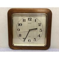 ราคา นาฬิกาแขวนผนัง SEIKO Quartz QE505A กรอบไม้แท้มือสองญี่ปุ่น (23129071972)