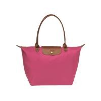ราคา กระเป๋า Longchamp Le Pliage // Size M หูยาว สีชมพูRose สีม่วงFigue ส่งฟรีEMS (232603169)