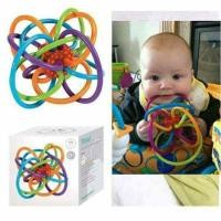 ราคา ยางกัด Manhattan Toy Winkel ยางกัด พรอ้มของเล่นเขย่า ผลิตจากพลาสติกที่มีความนุ่มและยืดหยุ่นที่สามารถนำเข้าปากได้ (3900282310)