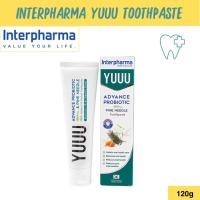 ราคา Interpharma YUUU toothpaste ยาสีฟัน [1หลอด] สูตรโปรไบโอติก และ น้ำมันสนเข็มเกาหลี ช่วยระงับกลิ่นปาก 120g (24930923185)