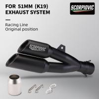 ราคา ท่อไอเสียรถจักรยานยนต์หนีกับ DB Killer ดัดแปลงรถจักรยานยนต์ 51 มม.ท่อไอเสียสําหรับ Ninja250 Z400 R3 mt07 09 CB650R S1000RR R6 (42414879341)