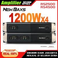 ราคา NEW BAXS professional เครื่องขยายเสียง RS2500/RS4500 2/4 ช่องเครื่องขยายเสียง 1200W อุปกรณ์เครื่องเสียงระดับมืออาชีพ (21427429322)