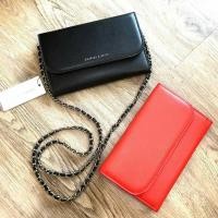 ราคา Charles & Keith Front Flap Wallet (Outlet) กระเป๋าแบรนด์เนม (862338027)