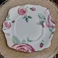 ราคา จานเซรามิค - จาน Royal Albert Rose Clouds BB 25 cm (21395049580)