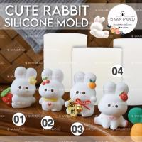 ราคา (พร้อมส่ง) แม่พิมพ์ซิลิโคนสามมิติ ฟองดอง พิมพ์เทียนหอม วุ้น ปูนปลาสเตอร์ แม่พิมพ์กระต่ายน้อย 3 มิติ ขนาด 5-6 เซนติเมตร (22671542338)