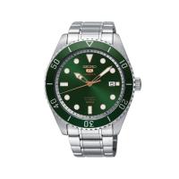 ราคา SEIKO 5 Sports Automatic นาฬิกาข้อมือผู้ชาย สแตนเลสแท้ รุ่น SRPB93K1 (สีเขียว) (959947480)