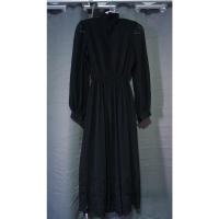 ราคา เดรสยาวสีดำ ผ้าชีฟอง (16249994064)