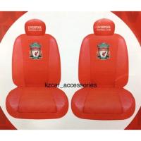 ราคา (1คู่) หุ้มเบาะหนังคู่หน้า ลายลิเวอร์พูล สีแดง Liverpool ลิขสิทธิ์แท้ (2222758870)