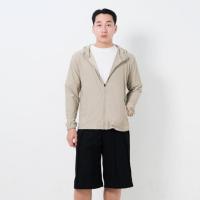 ราคา การออกแบบ Coop - เสื้อแจ็คเก็ต Steeven Airism Zipperless Pockets Hoodie UV Jacket Men (40861706227)