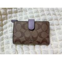 ราคา กระเป๋าสตางค์ Coach มือสอง Coach F23553 Medium Corner Zip Wallet In Signature Canvas (25321236841)