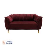 ราคา โซฟา 2 ที่นั่ง หุ้มผ้ากำมะหยี่ รุ่นจัสติน (JUSTIN) สีเขียว , สีแดง | Livinghome Furniture Mall. (17892080178)