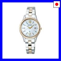 ราคา [Seiko Watch] Rukia Standard Collection Round Solar Radio SSVV084 Women's Silver + Lady Gold (26076491505)