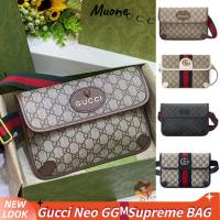 ราคา กุชชี่Gucci NEO VINTAGE GG SUPREME BELT BAG กระเป๋าคาดเอวผู้ชาย GG Supreme Waist Bags (17395124083)
