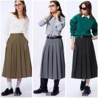 ราคา GU กระโปรงพลีทญี่ปุ่น (28772531715)