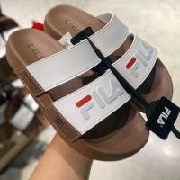 ราคา NEW2022,,มาใหม่ (ราคาป้าย 690) FILA Leat รองเท้าแตะผู้ชาย Size.10/43/27cm♥ (21234221196)