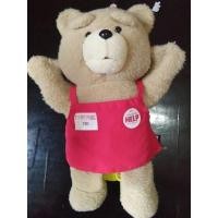 ราคา หุ่นมือหมีเท็ด TED เอี๊ยมแดง (22501952349)