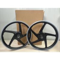 ราคา ล้อแม็ก เวฟ100/Dream Super cup2016-2020/Dream100(ล้อหน้าดั้ม+หลังดั้ม)/WAVE110I (ดั้มหน้า-หลัง) รุ่นไมล์ธรรมดา สีดำ (42305538831)