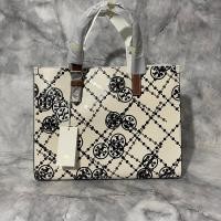 ราคา Tory Burch Small T Monogram Leather High Frequency Tote ของแท้ จาก shop usa (23947520423)
