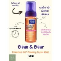 ราคา Clean & Clear Essentials Self Foaming Facial Wash 150 ml. คลีน แอนด์ เคลียร์ เซลฟ์ โฟมมิ่ง เฟเชียล วอช (22247807030)