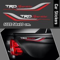 ราคา สติ๊กเกอร์ติดรถ งานตัดไดคัท TRD SPORTIVO จำนวน 1 คู่ (ซ้าย - ขวา) สติ๊กเกอร์ติดข้างรถกระบะ โตโยต้า โลโก้ รถแต่ง รถปิคอัพ (1812997431)
