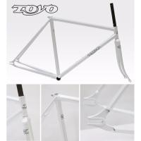 ราคา [FIXED GEAR - TOYO - Size 53] เฟรม+ตะเกียบรถจักรยานฟิกเกียร์ TOYO - รุ่น TY MORE Size 53 White (3205443139)