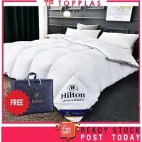 ราคา [ Freebag ] Hilton Toto ViralSelimut Viral Hilton ผ ้ าห ่ มผ ้ าฝ ้ าย 100 % สไตล ์ โรงแรม Hilton Cadar Hot (18489072533)