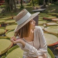 ราคา Dumont hat หมวกสานรังนก - หมวกสาน ปีกกว้าง งานเกรดดี หมวกสานแฟชั่น (7052151872)