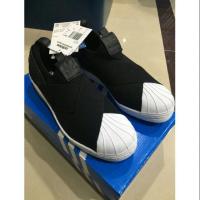 ราคา พร้อมส่ง Adidas SUPERSTAR SlipOn สีดำ ของแท้ ของใหม่ 100% (943901768)