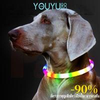 ราคา ปลอกคอไฟกระพริบ led แบบชาร์จ usb สําหรับสัตว์เลี้ยง ป้องกันการสูญเสียในเวลากลางคืน เชือกสุนัข (21095072980)