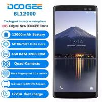 ราคา （จัดส่งในวันเดียวกัน）DOOGEE BL12000 สมาร์ทโฟน 4G Octa Core 4GB + 32GB Quad Camera 16.0MP ชาร์จเร็วม (3606484618)