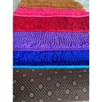 ราคา 110267พรมเช็ดเท้าตัวหนอน ไมโครไฟเบอร์ พรมเช็ดเท้ากันลื่น สีสวย(38*58Cm.) (24863144861)
