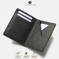 ราคา [หนังแท้] กระเป๋าสตางค์หนังผู้ชาย saffiano Nome II Jnino เรียบง่าย กระเป๋าสตางค์หนังยืน (ขอชื่อแกะสลัก) (44208826576)