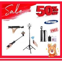 ราคา ลด บาท ขาตั้งกล้องเซลฟี่ YUNTENG VCT-1688 พร้อมรีโมทบลูทูธ สำหรับ /โทรศัพท์ /กล้อง Action ลูกค้าใหม่ใช้โค้ดลดทันที (1023861356)