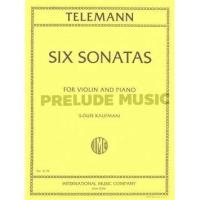 ราคา (Violin and Piano) Telemann: Six Sonatas Vln Pft (IMC3178) (7720818920)