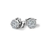 ราคา Jubilee Diamond ต่างหูเพชร Floral Stud Earrings เพชรแท้ เพชรน้ำ 99 (28813720001)